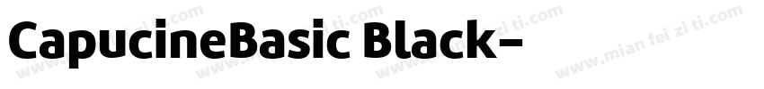 CapucineBasic Black字体转换